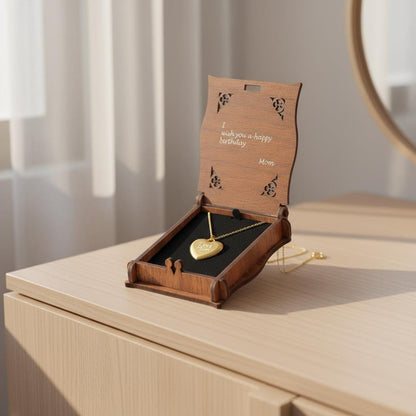 Minimalist Flat Heart Necklace, Dainty 925 Silver Gold Plated, Custom Length Simple Charm, Everyday Love Jewelry Christmas Gift for Her