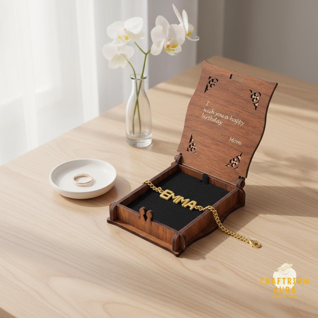 Bubble Name Bracelet, Personalized Dainty Custom Jewelry, 14K Gold Plated 925 Silver Gift, Modern Minimalist Christmas Gift for Her