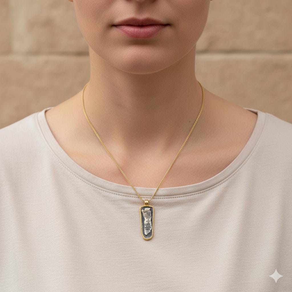 Endless Story Quote Necklace, Minimalist Charm Pendant, Gold Plated Sterling Silver, Gift for Him or Her, Anniversary Daily Handmade Jewelry