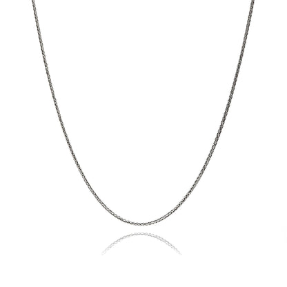 Rope Spiga Tondo Styles Unisex Minimalist Jewelry for Pendant, Personalized Gift, Christmas Gift, 925 Sterling Silver Chain Necklace