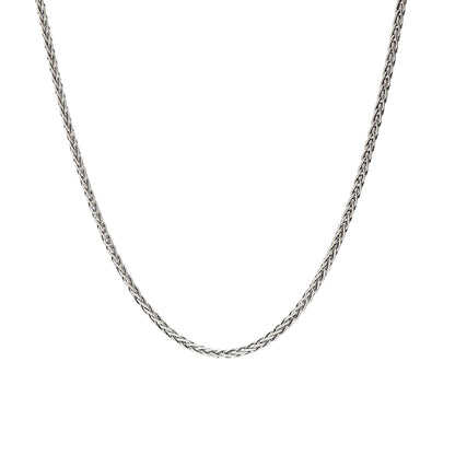 Rope Spiga Tondo Styles Unisex Minimalist Jewelry for Pendant, Personalized Gift, Christmas Gift, 925 Sterling Silver Chain Necklace