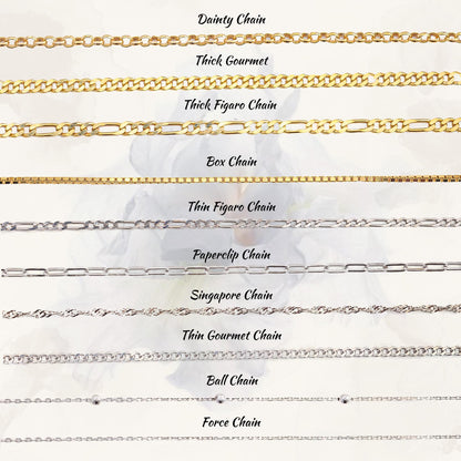 Versatile Sterling Silver Chain Collection, Gold Plated & Rose Gold Necklaces, Perfect for Pendants Layering, Essential Jewelry Gift for Her